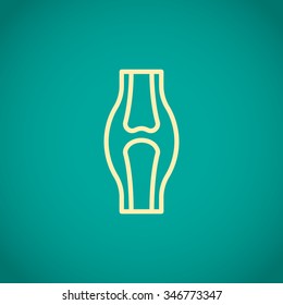 Knee joint icon