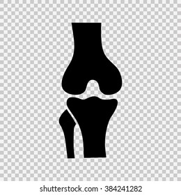 Knee joint icon
