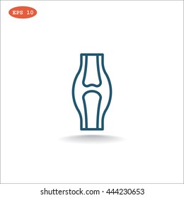 Knee joint icon