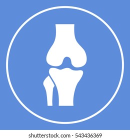 Knee joint icon