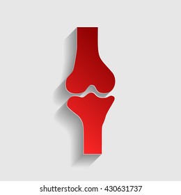 Knee joint sign