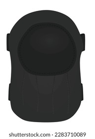 Knee pad protector. vector illustration