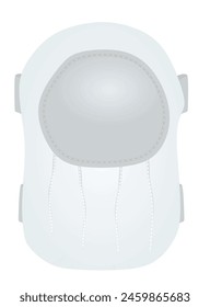Knee pad protector. vector illustration