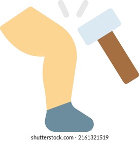 knee  Vector illustration on a transparent background. Premium quality symmbols. Line Color vector icons for concept and graphic design.