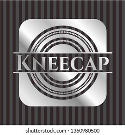 Kneecap silver badge or emblem