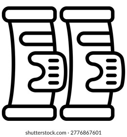 Kneepad Icon Element For Design