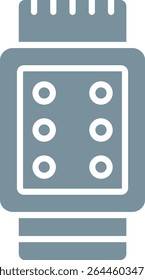 Kneepad vector icon. Can be used for printing, mobile and web applications.