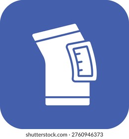 Kneepad vector icon. Can be used for printing, mobile and web applications.