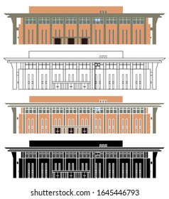 Knesset Israel In Front View