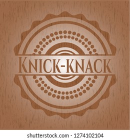 Knick-knack wooden signboards