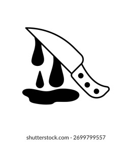 Knief icon clean and modern vector illustration