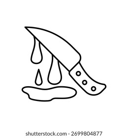 Knief icon clean and modern vector illustration