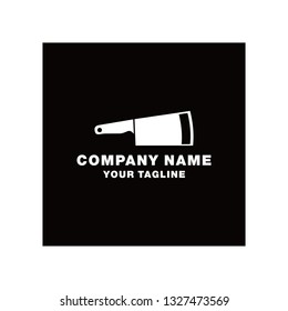 knife abstract logo design 