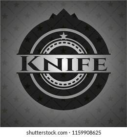 Knife black emblem