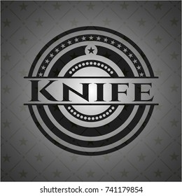 Knife black emblem