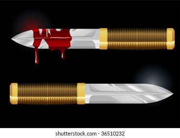 knife & blood