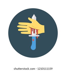 knife  blood  hand  
