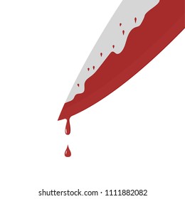 knife and blood vector. free space for text. wallpaper. background. Blood Drops.