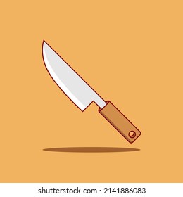 Knife cartoon illustration. great for posters, banners, and t-shirt designs.