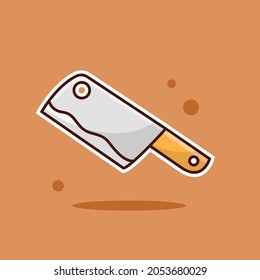 Knife Cartoon Vector Illustration. Good Used for Sticker, Logo, Icon, Clipart, Etc - EPS 10 Vector