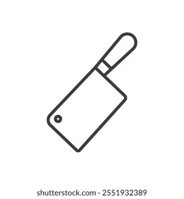 Icono de cuchillo picador aislado sobre fondo blanco. Icono de Vector.
