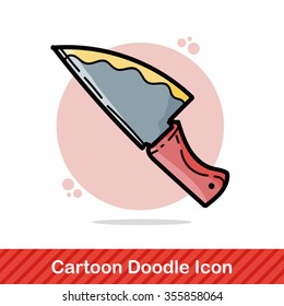 knife color doodle