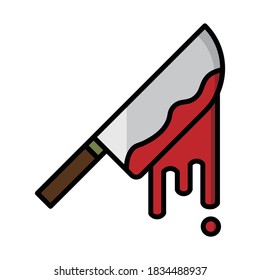 Cuchillo - Diseño de iconos de color