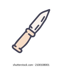 knife color vector doodle simple icon design