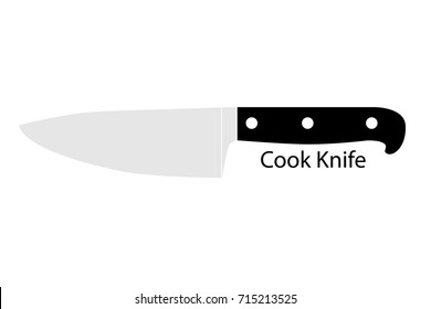 Knife for Cooking, Isolated on White 