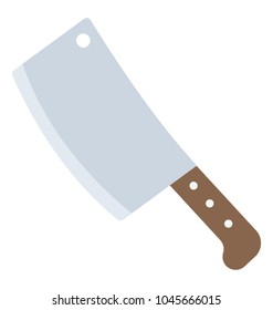 A butcher’s knife to cut meat, a cleaver