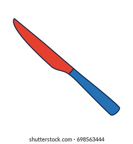 knife cutlery eating utensil kitchen icon