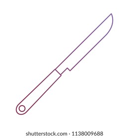 knife cutlery isolated icon