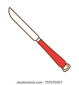 knife cutlery isolated icon
