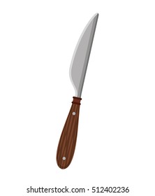 knife cutlery tool isolated icon vector illustration design