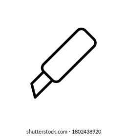 Knife cutter icon. Simple line, outline vector elements of cabinet accessories icons for ui and ux, website or mobile application