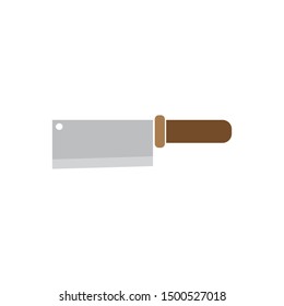 
Knife and cutting board flat design on white background - vector design templates