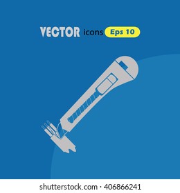 knife cutting cable icon