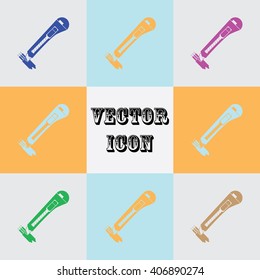 knife cutting cable icon