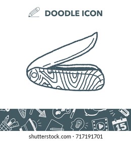 knife doodle