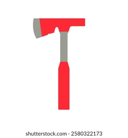 knife edge hammer flat icon illustration color