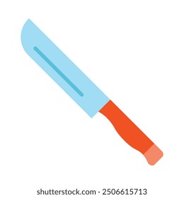 Diseño de icono plano de cuchillo para personal y Uso comercial