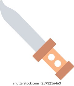 Knife Flat Illustration Vector Design