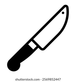 Knife food and culinary icon illustration