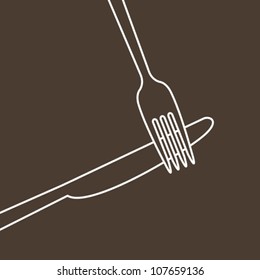 Knife and fork