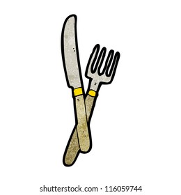 knife and fork cartoon