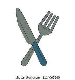 Knife and fork cutlery