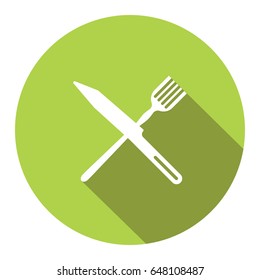 Knife and fork icon great for any use.
