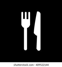 Knife And Fork Icon Illustration design