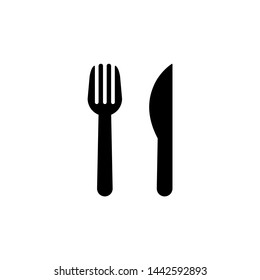 Knife Fork Icon Logo Design Stock Vector (Royalty Free) 1442592893 ...