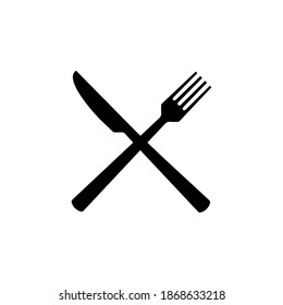 Knife and fork icon vector. fork and knife icon vector. restaurant icon